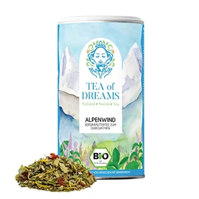 Abbildung von Kräutertee Bio &quot;Alpenwind&quot; aus naturbelassenen Bergkräutern loser Tee 30g