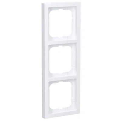 Abbildung von Busch Jaeger 1723 884K Abdeckrahmen 3 fach Rahmen Studioweiß Matt future® linear 2CKA001754A4416