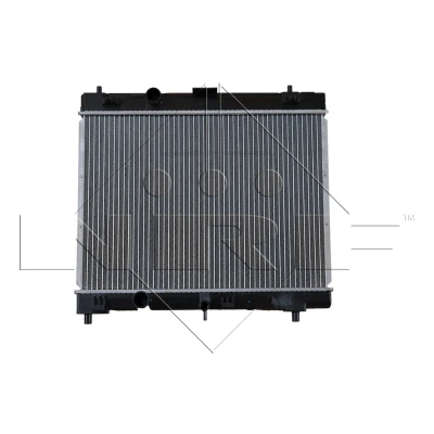Abbildung von NRF 53533 Kühler, Motorkühlung Aluminium 479 350 16 Kühlrippen gelötet TOYOTA: Yaris II Schrägheck, III Schrägheck