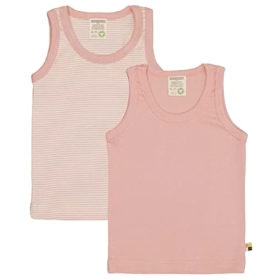 Abbildung von loud + proud TANK SET Top für Kinder, Größe: 122/128, Altrosa