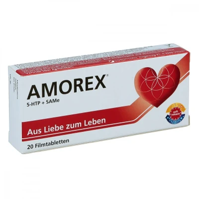 Abbildung von Amorex Tabletten bei Liebeskummer und Trennung