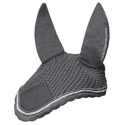 Abbildung von Schockemöhle Fliegenhaube Neo Star Graphite Warmblut