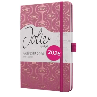 Abbildung von Sigel Wochenkalender Jolie ca. A5 Hardcover Mystic Mauve 2026