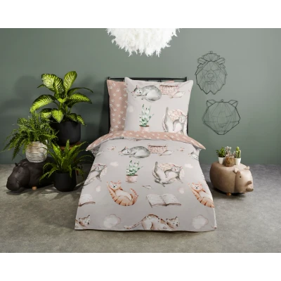 Abbildung von good morning Kinderbettwäsche &quot;Catlife&quot;, (2 tlg.), 100% Baumwolle