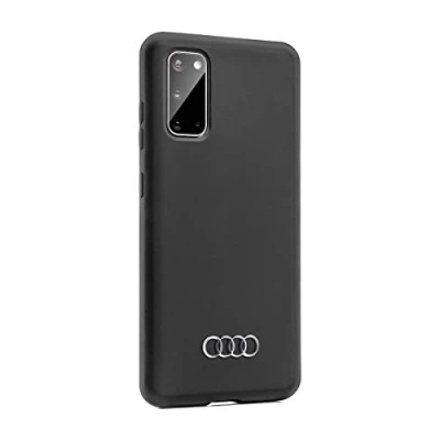 Abbildung von Audi collection 3222000202 Smartphone Case Schutzhülle Cover Mobiltelefon, für Samsung S20, Schwarz
