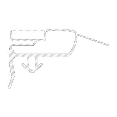 Abbildung von Aeg 224801681 Magnetdichtung für Kühlschrank