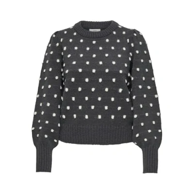 Abbildung von JDY Jdysigrid LIFE Strickpullover Dark grey, Damen, Größe: Large, grey