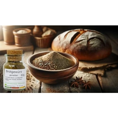Abbildung von Gewürzkontor München Brotgewürz Premium Brot Gewürzmischung gemahlen Für Bauernbrot und andere Brotback Ideen (100g)