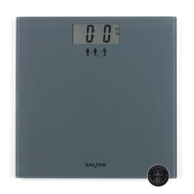 Abbildung von Salter SA00300 GGFEU16 Badezimmerwaage mit Zuwiegefunktion, Personen Körperwaage Tara Funktion, einfach ablesbares LCD Display, ideal zum Wiegen von Babys, max. 180 kg