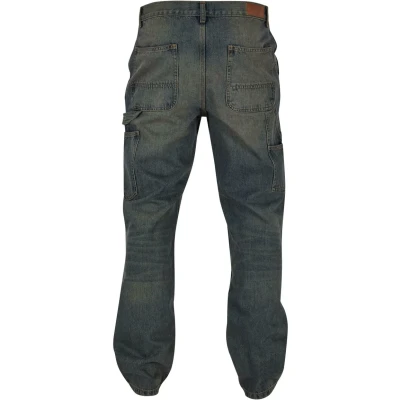 Abbildung von Urban Classics Herren Hose Double Knee Jeans 2000 Washed 38
