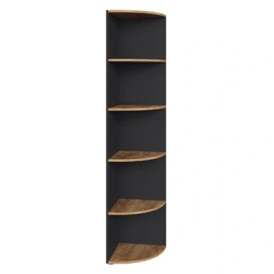 Abbildung von Vicco Eckregal Ecki, Anthrazit/Goldkraft Eiche, 40 x 180.6 cm