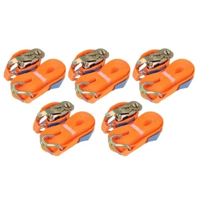 Abbildung von GEPCO 6m Spanngurte 2000kg mit Ratsche und Haken zweiteilig 2 teilig TÜV GS Ratschengurte Zurrgurte 35mm 5