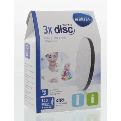 Abbildung von Brita Wasserfilter 3x microdisc für fill &amp; serve und go vital 1039630