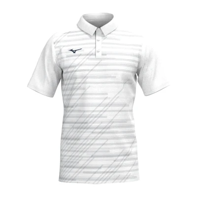 Abbildung von Mizuno Chiba Poloshirt, Herren, Größe: Large, White