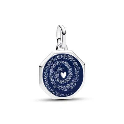 Abbildung von Pandora Galaxy Heart Medallion Charm, Damen, Größe: One Size, Sterling silver