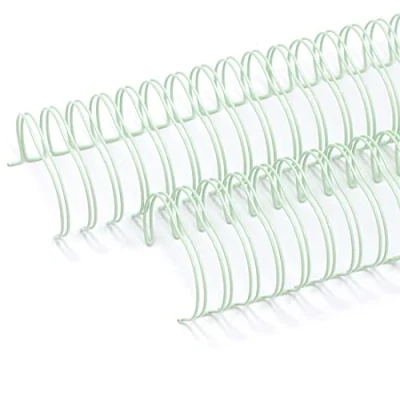 Abbildung von Craftelier 2er Set Doppelringbinder für Alben, Notizbücher, Tagebücher oder Kalender Ideal Scrapbooking und Bastelprojekte Ø 3,81 cm (1.5&quot;) Farbe Mint