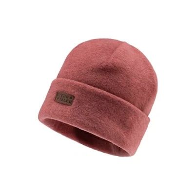 Abbildung von Sterntaler Beanie aus feinem Microfleece Unisex Kinder Mütze mit Umschlag Übergangsmütze hellrot Melange, 53