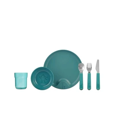 Abbildung von Mepal Kindergeschirr Mio Deep Turquoise 6 teilig