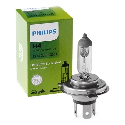 Abbildung von Glühlampe, Nebelscheinwerfer PHILIPS 12342LLECOC1