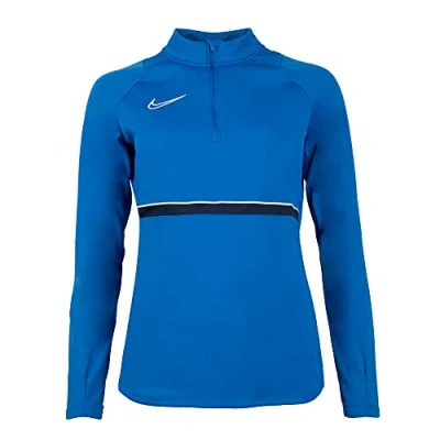 Abbildung von Nike Performance Academy DRIL Sweatshirt, Damen, Größe: XS, Royal blue/white/obsidian/white