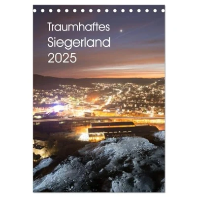 Abbildung von Traumhaftes Siegerland 2025 (Tischkalender DIN A5 hoch), CALVENDO Monatskalender