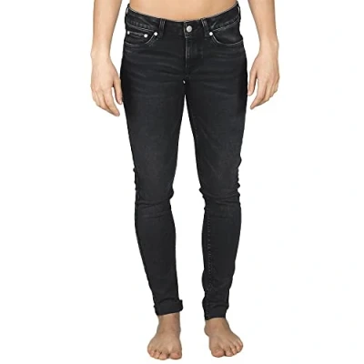 Abbildung von Hurley Damen W Bianca Skiny Oceancare Denim Hose Freizeithose, Schwarz, 50
