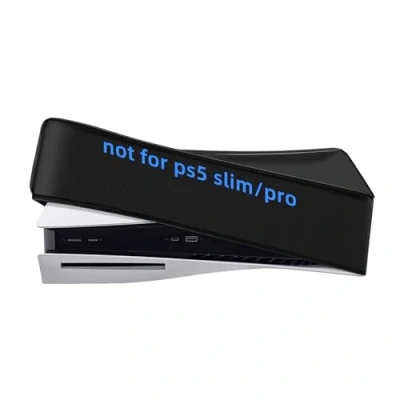 Abbildung von Wigearss Staubschutze Hülle Spritzwasserdichte Cover Schutzhülle Abdeckung Case für PS5 Konsole, Nicht Slim/PS5 Pro