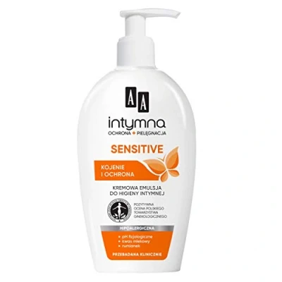 Abbildung von AA Intimschutz&amp; Pflege Sensitive Emulsion zur Intimhygiene Dispenser 300 ml