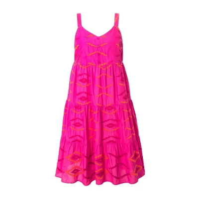 Abbildung von Studio Untold Midikleid A Line Stickerei Volants