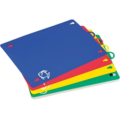 Abbildung von KESPER Schneidebrett, (Set, 5 St., 1 Schneidbrett, 4 Schneidunterlagen)