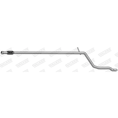 Abbildung von WALKER 10676 Abgasrohr 2360 ohne Anbauteile FIAT: Panda II Schrägheck, 500 C Cabrio, FORD: KA Schrägheck kfzteile, kfzteile24, bandel