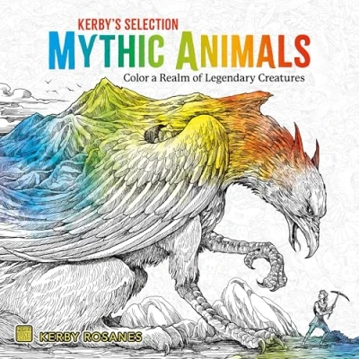 Abbildung von Mythic Animals: Color a Realm of Legendary Creatures