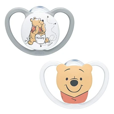 Abbildung von NUK Schnuller Space Winnie Pooh 2er, inkl. Sterilisierbox