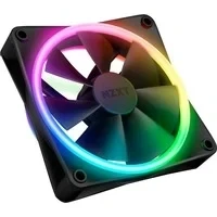 Abbildung von NZXT F120 RGB Duo 120mm doppelseitiger Lüfter 20 einzeln adressierbare LEDs Ausgeglichener Airflow und statischer Druck Fluid Dynamic Bearing PWM Control Schwarz