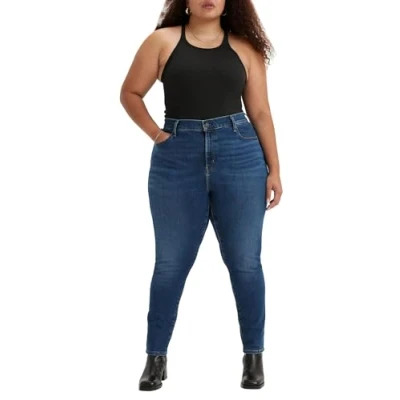 Abbildung von Levi&#039;s Plus 721 HIGH RISE Skinny Jeans Fit, Damen, Größe: 52x32, Blue wave dark
