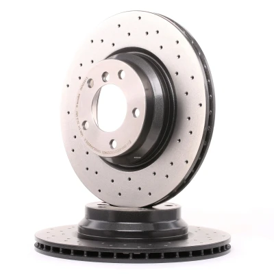 Abbildung von BREMBO XTRA LINE 09.A259.1X Bremsscheibe 330 24 5 gelocht/innenbel. beschichtet hochgekohlt mit Schrauben BMW: 3 Touring, Cabrio, Coupe kfzteile,