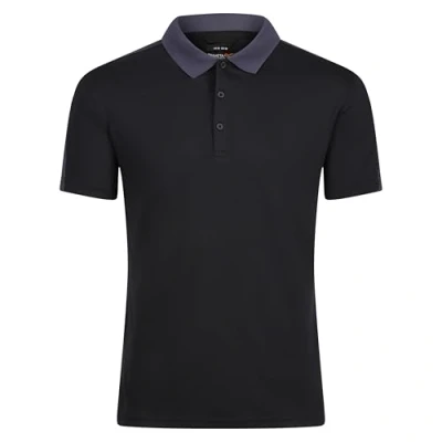 Abbildung von Regatta Professionelles Contrast Coolweave Wicking Poloshirt, Schwarz/ClssicRd, XL