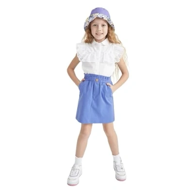 Abbildung von DeFacto Mädchen Z4942A6 Skirt, Violet, 11/12 Y
