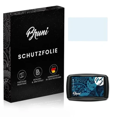 Abbildung von Bruni Schutzfolie kompatibel mit Garmin Zumo 595LM Folie, glasklare Displayschutzfolie (2X)