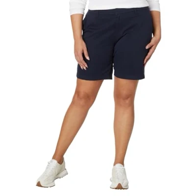 Abbildung von Tommy Hilfiger Damen 22,9 cm Hollywood, Standard und Übergrößen Lässige Shorts, Marineblau, 44 (2er Pack)