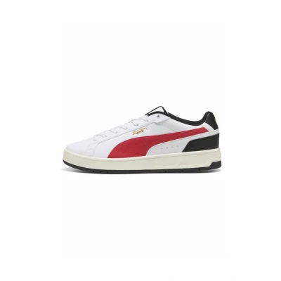 Abbildung von Puma Court Classico Sneaker low, Größe: 42.5, White for all time/red/black Kunststoff/textil