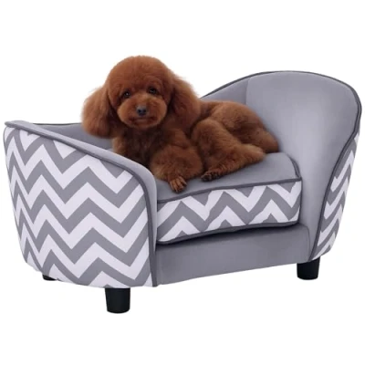 Abbildung von Haustiersofa Hundebett Hundecouch Hundesofa Hundematte Katze mit Kissen
