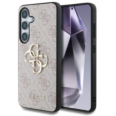 Abbildung von CG MOBILE Unter Lizenz Guess Hülle für S25 Rosa Big 4G Logo Classic
