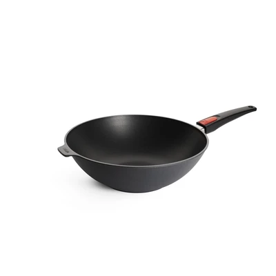 Abbildung von Woll Diamond Lite Wok und Rührpfanne Induktiv , Ø 32 cm, 10 cm hoch Geeignet für alle Herdarten, Aluminiumguss, Antihaft Versiegelung, backofenfest, anthrazit