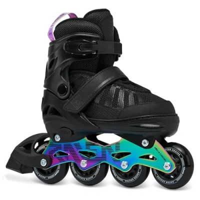 Abbildung von Verstellbare Rollschuhe Oxen Schwarz/Neo Chrome