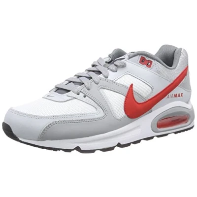 Abbildung von Nike Air Max Command Herren Sneaker, Weiß (White/University Red/Pure Platinum/Cool Grey), 40.5