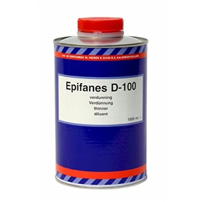 Abbildung von Epifanes D 100 AF Verdünnung für Antifouling, 1 L, E7 7B Foul Away, Werdol Kupferfrei, Westwind Antifouling und Silverpaint.