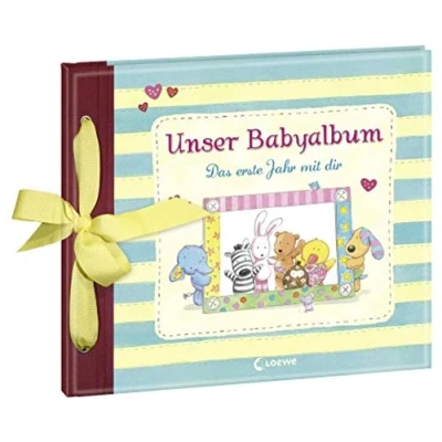 Abbildung von Unser Babyalbum: Das erste Jahr mit dir Eintragbuch, Geschenkbuch zur Geburt