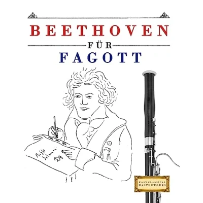Abbildung von Beethoven für Fagott: 10 Leichte Stücke Fagott Anfänger Buch