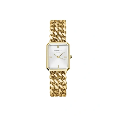 Abbildung von Rosefield Octagon XS Double Studio Edition Uhr goldcoloured, Damen, Größe: One Size, Gold coloured